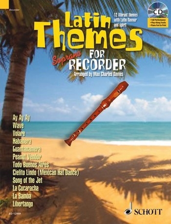 Davies, Max Charles (Hrg.) - Latin Themes -  Soprano recorder & CD