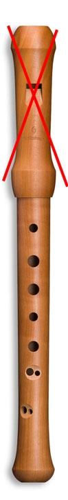 Separate foodjoint (diatonic) WACM19142 for Soprano recorder Mollenhauer, Waldorf-Edition