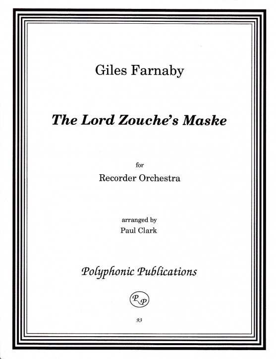 Farnaby, Giles - The Lord Zouche's Maske - SnSSAATTBBBGbSb