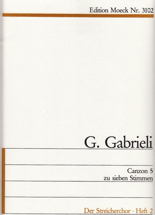 Gabrieli, Giovanni - Canzon 5 - SSATTBB