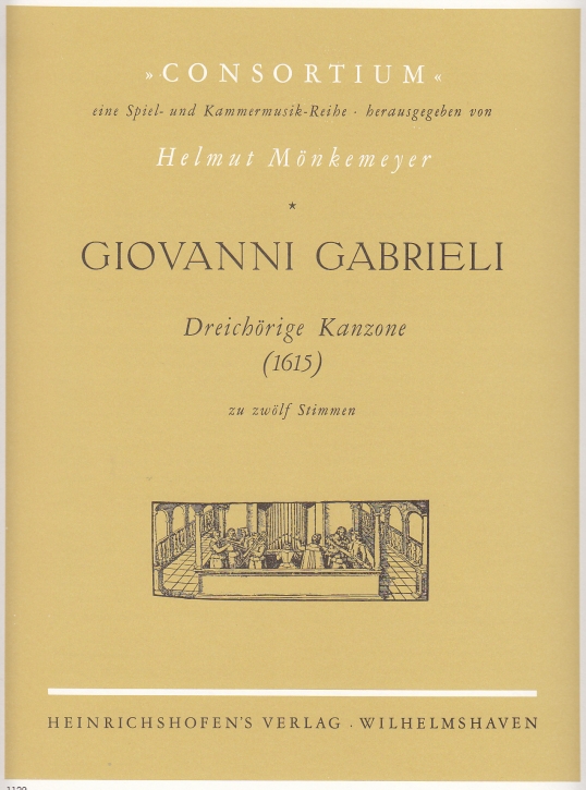 Gabrieli, Giovanni - Dreichörige Kanzone - SATB + SATB + SATB