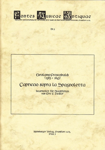 Frescobaldi, Girolamo - Capriccio sopra la Spagnoletta - SATB