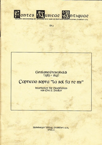 Frescobaldi, Girolamo - Capriccio sopra La Sol Fa Re Mi -