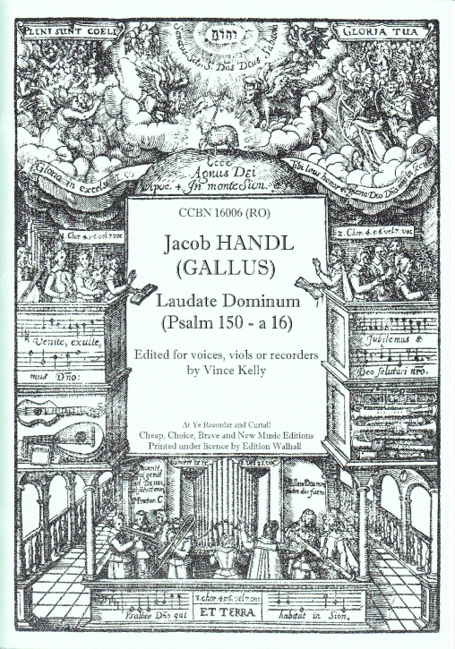 Handl (Gallus), Jacob - Laudate Dominum - 2 Recorder Choir