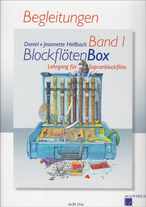 Hellbach, Daniel - BlockflötenBox  1 -  Klavierbegleitungen