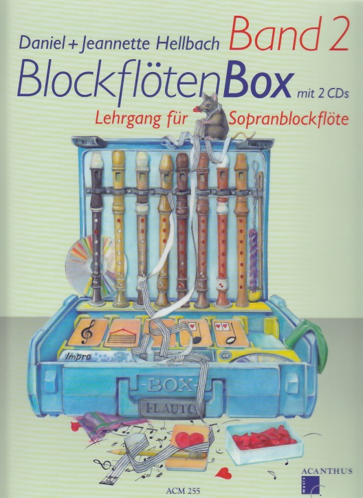 Hellbach, Daniel - BlockflötenBox 2 -  Lehrgang für Sopranblockflöte mit CD