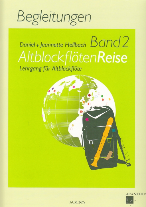 Hellbach, Daniel und Jeanette - AltblockflötenReise 2 - Klavier-Begleitheft