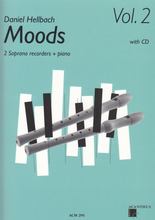 Hellbach, Daniel - Moods Vol. 2 - 2 soprano recorders, Piano + CD