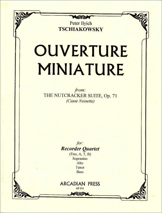 Tschaikowsky, Peter Iljitsch - Ouverture Miniature - SnATB