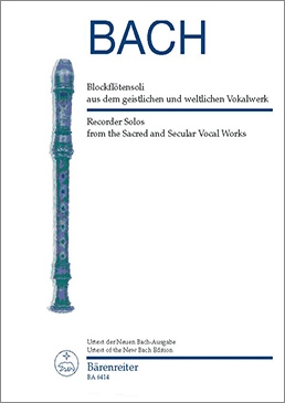 Bach, Johann Sebastian - Blockflötensoli aus dem geistlichen   und weltlichen Vokalwerk - 1 - 3 Blockflöten