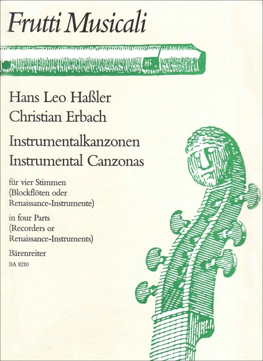 Hassler, Hans Leo / Erbach, Christian - Instrumentalkanzonen - SATB