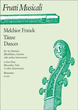 Franck, Melchior - Tänze  - SATB
