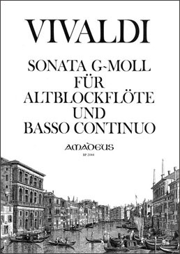 Vivaldi, Antonio - Sonata g-moll - Altblockflöte und Basso continuo