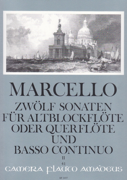 Marcello, Benedetto - Zwölf Sonaten op. 2 Band 2 - Altblockflöte und Basso continuo