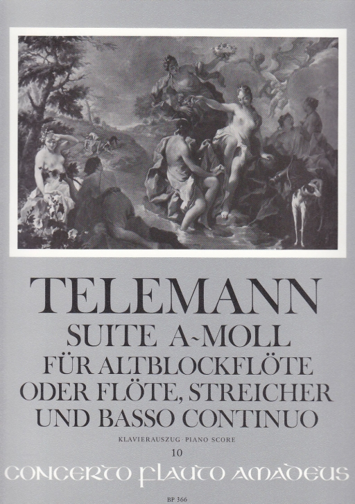 Telemann, Georg Philipp - Suite a-moll - Altblockflöte und Klavier