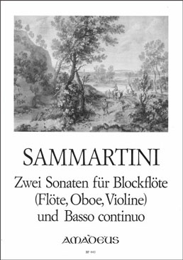 Sammartini, Giuseppe - Zwei Sonaten - Sopranblockflöte und Basso continuo