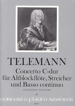 Telemann, Georg Philipp - Concerto C-dur - Altblockflöte und Klavier