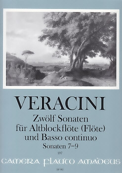 Veracini, Francesco - Zwölf Sonaten Band 3 - Altblockflöte und Basso continuo