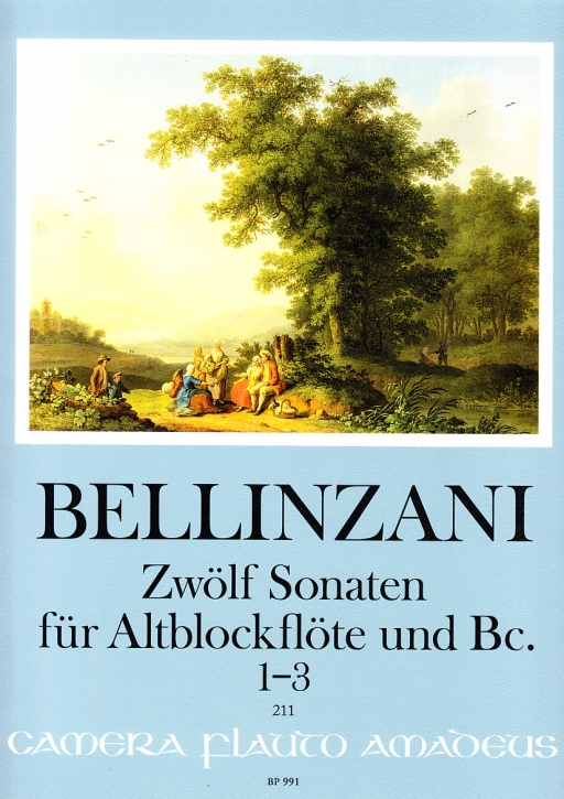 Bellinzani, Paolo Benedetto - Sonatas op. 3  Vol. 2 - Treble recorder and Basso continuo