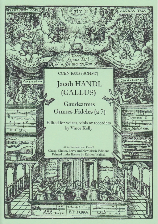 Handl (Gallus), Jacob - Gaudeamus Omnes Fideles - 2 Blockflötenquartette SSAATTB