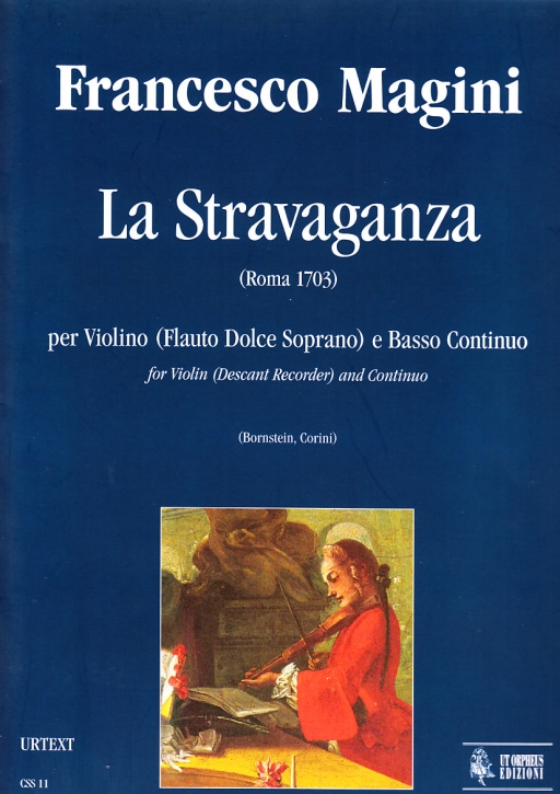 Magini, Francesco - La Stravaganza - Sopranblockflöte und Basso continuo