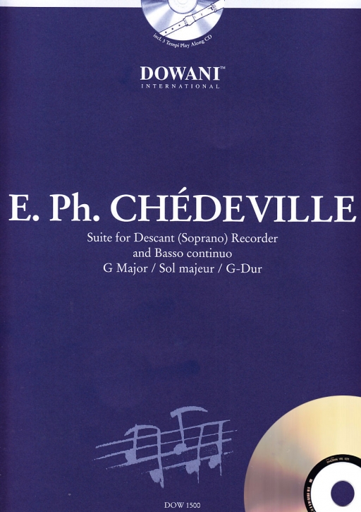 Chédeville, Esprit Philippe - Suite G-dur -  Soprano recorder & CD