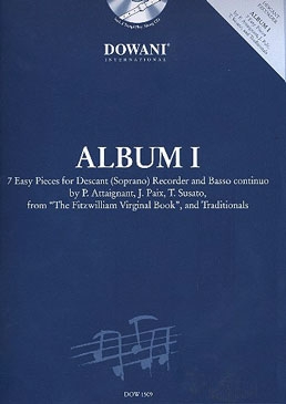 Album IV -7 easy Pieces -  soprano recorder, Bc + CD