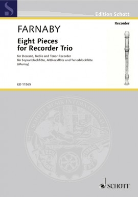 Farnaby, Giles - Eight Pieces for Recorder Trio - SAT