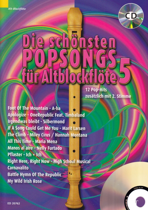 Bye, Uwe - Die schönsten Popsongs Band 5 - 2 Altblockflöten + CD