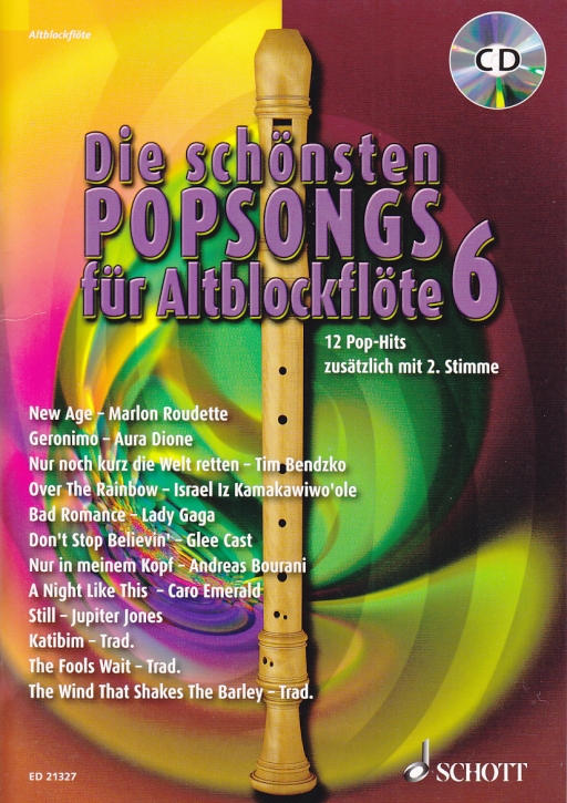 Bye, Uwe - Die schönsten Popsongs Band 6 - treble recorder + CD