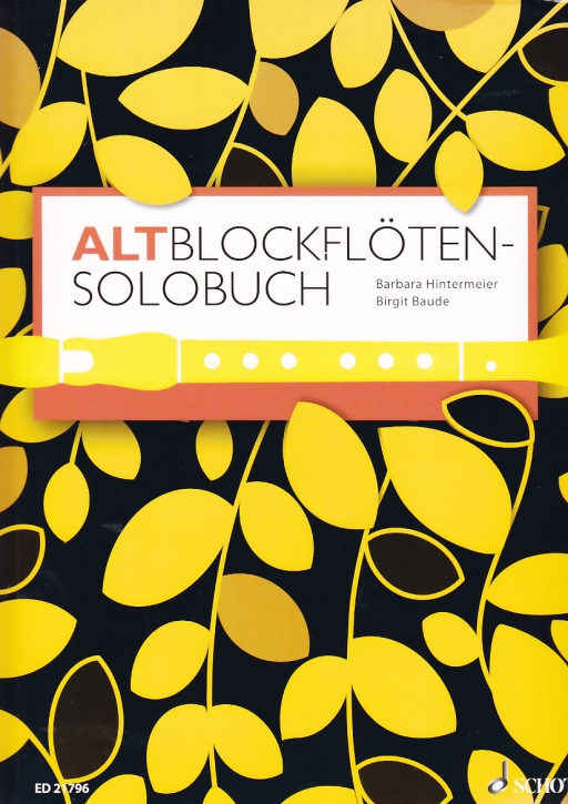 Hintermeier/Baude - Altblockflötensolobuch - Teble solo