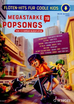 Bye, Uwe - Megastarke Popsongs 19 - 2 Sopranblockflöten + Audio online