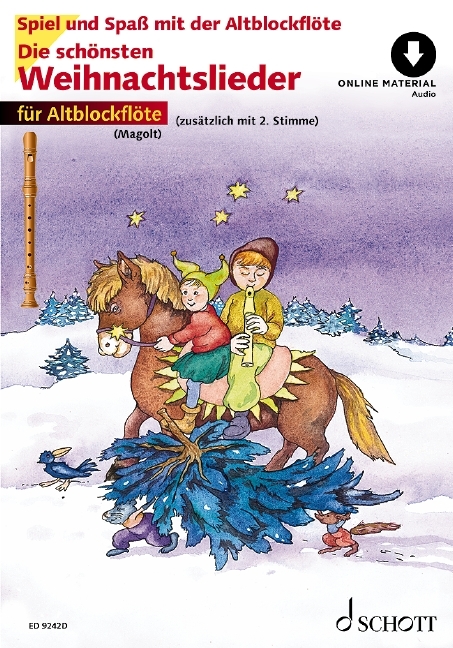 Spiel und Spaß mit der Blockflöte - the most beautiful christmas songs - 1 - 2 Alto Recorders