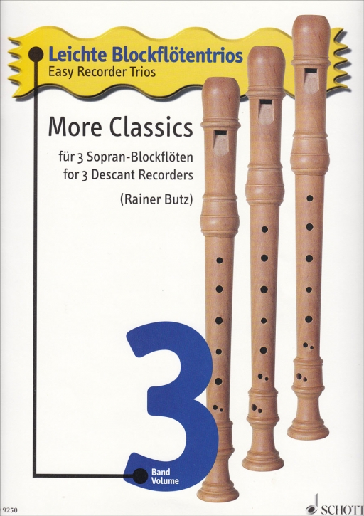 Leichte Blockflötentrios 3 - More Classics - SSS