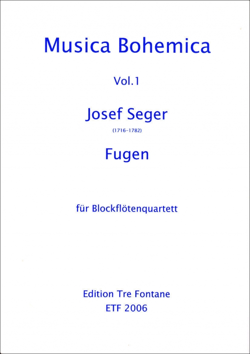 Seger, Josef - Fugen - SATB