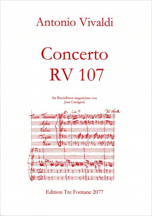 Vivaldi, Antonio - Concerto RV 107 c-minor - AAABB