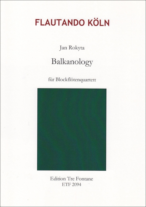 Rokyta, Jan - Balkanology - SATB