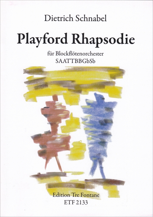 Schnabel, Dietrich - Playford Rhapsodie - recorder orchestra
