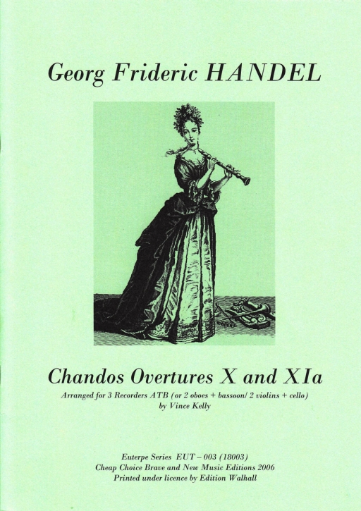Händel, Georg Friedrich - Chandos Ouverturen X und XIa - ATB