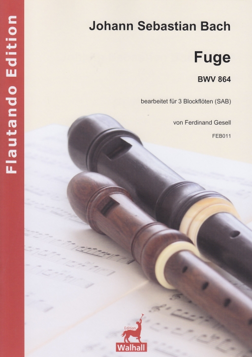 Bach, Johann Sebastian  - Fuga A major -  BWV 864 - SAB