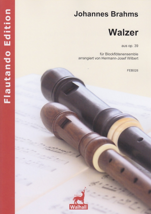 Brahms, Johannes - Waltz - recorder ensemble