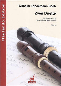 Bach, Wilhelm Friedemann - Two duets - 2 recorders