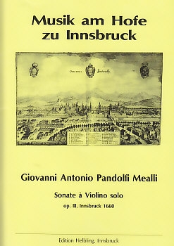 Pandolfi Mealli, Giovanni Antonio - Musik am Hofe zu Innsbruck - Sopranblockflöte und Basso continuo
