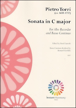 Torri, Pietro - Sonata C major - treble and Basso continuo