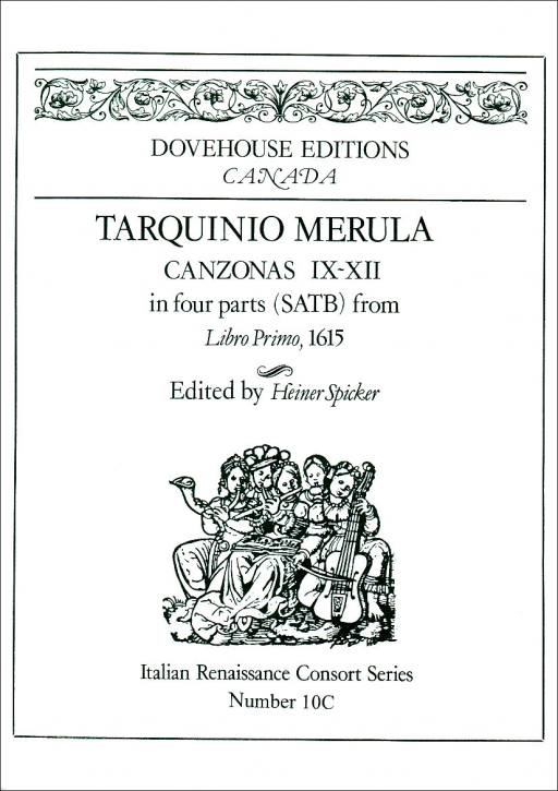Merula, Tarquinio - Canzonas Libro Primo IX-XII - SATB