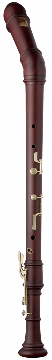 bass recorder Kueng 2611 Superio, bend neck, pearwood stainedwood