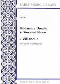 Donato, Baldassare /  Nasco, Giovanni - Zwei Villanelle - SATB