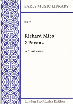 Mico, Richard - 2 Pavans - SSATB
