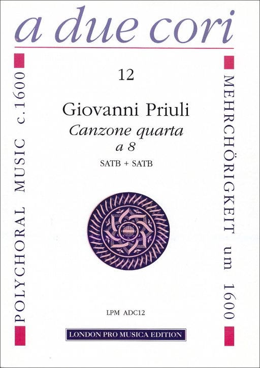Priuli, Giovanni - Canzone quarta - SATB + SATB