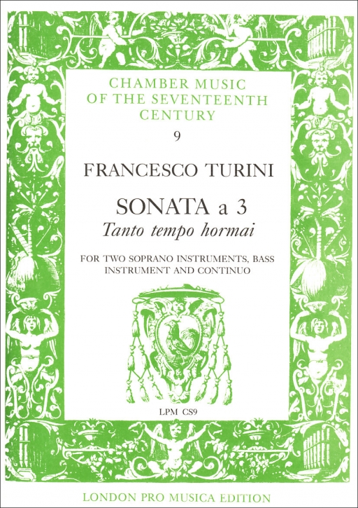 Turini, Francesco - Sonata à tre - 2 Sopranblockflöten, Bassinstrument und Bc.